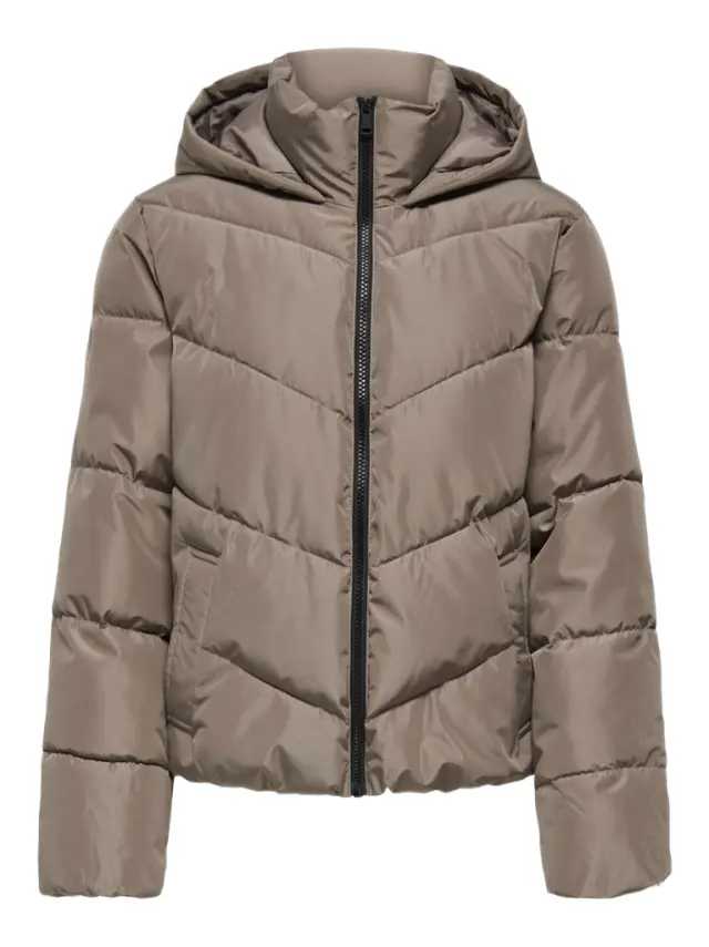 Only ONLCAROLINA γυναικείο κοντό puffer μπουφάν με κουκούλα 15373797-1