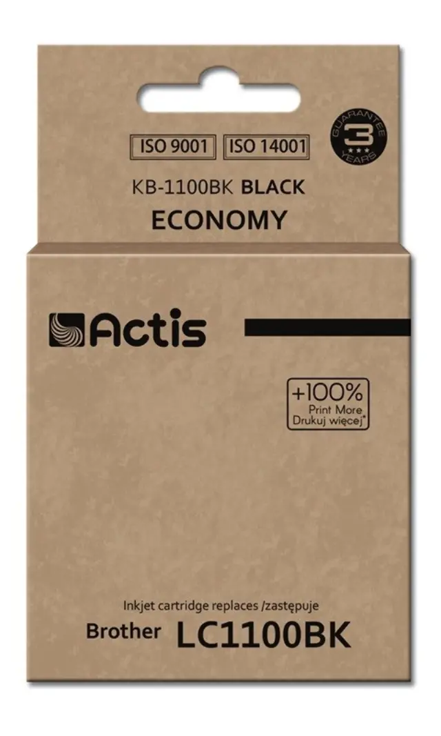 Actis KB-1100Bk Ink (replacement for Brother LC1100BK -980BK Standard 28 ml black)