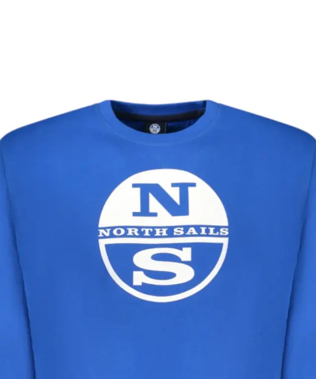North Sails- Ανδρικό Φούτερ Hoodie Regular Fit 993036-000-0760 Μπλε 3