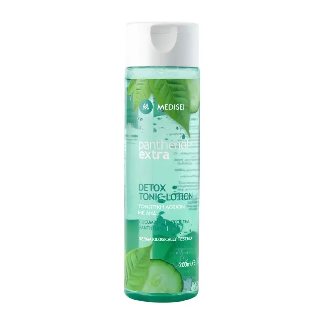 Panthenol Extra Detox Tonic Lotion Τονωτική Λοσιόν Καθαρισμού Προσώπου, 200ml
