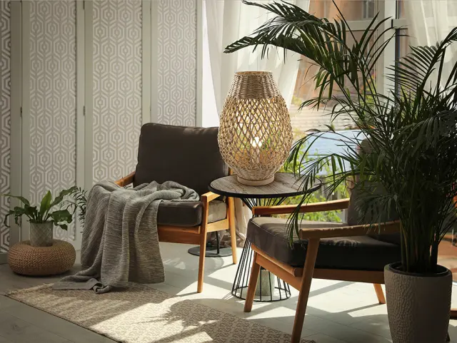 YAIZA 514080 TABLE LAMP H55 φωτιστικό επιτραπέζιο Ξύλο