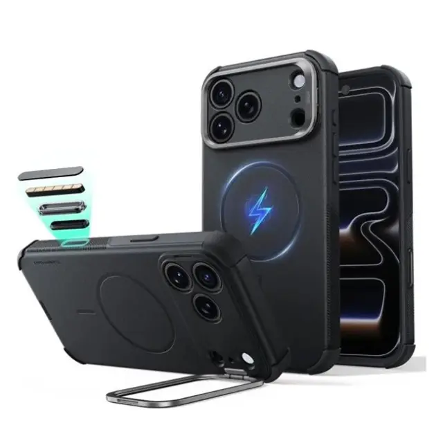 Esr Θήκη Κινητού iPhone 17 Pro / 18 Pro Cyber Tough Kickstand Magsafe Black