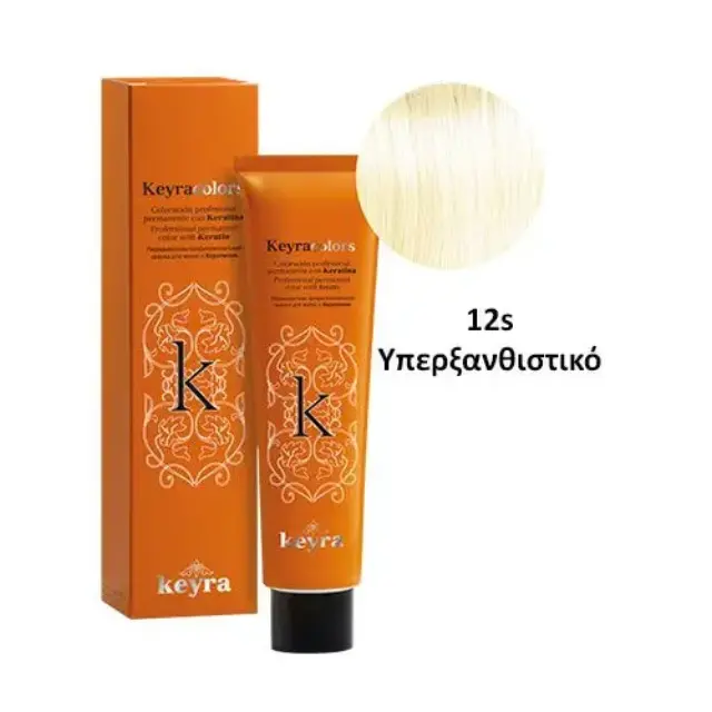 Keyra Επαγγελματική Βαφή Μαλλιών 100ml Νο12s-Υπέρ-Ξανθιστικό