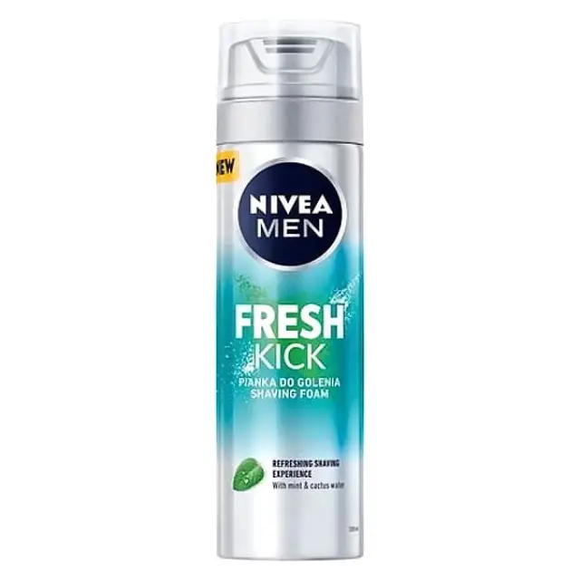 Nivea Fresh Kick Αφρός Ξυρίσματος 200ml
