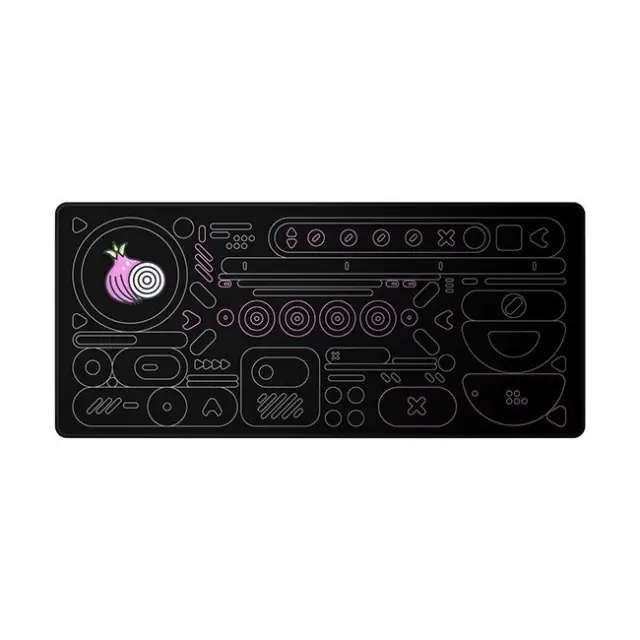 Dark Project Mousepad Onionite Dark Pattern (DPMP_ONIPAT_DARK_XL)