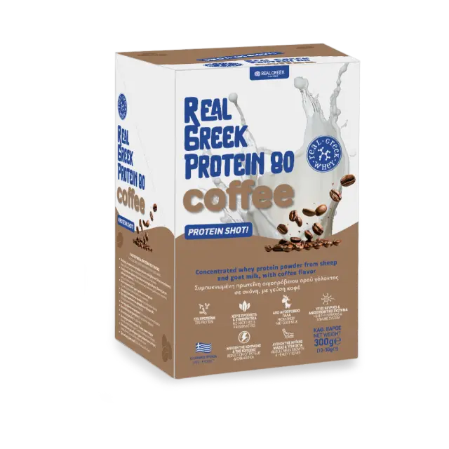 Protein Shot Box: Shot Πρωτεΐνης με γεύση Καφέ – 10 τμχ