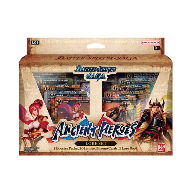 Battle Spirits Saga - L01 Ancient Heroes Lore Set - EN