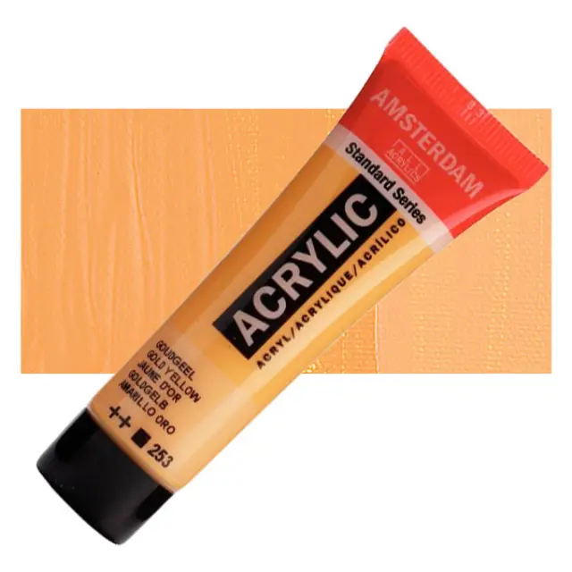 Ακρυλικό Talens Amsterdam 253 Gold Yellow - 20ml
