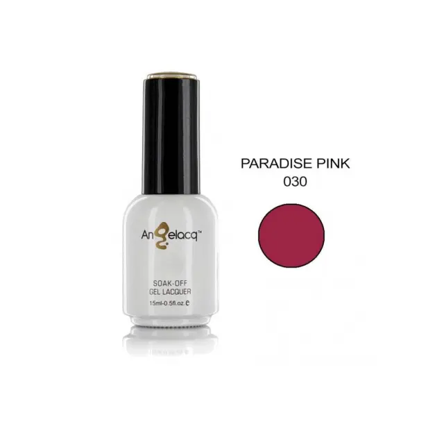 Ημιμόνιμο επαγγελματικό βερνίκι ANGELACQ 15ML - 0.5FL.OZ 030 Paradise Pink