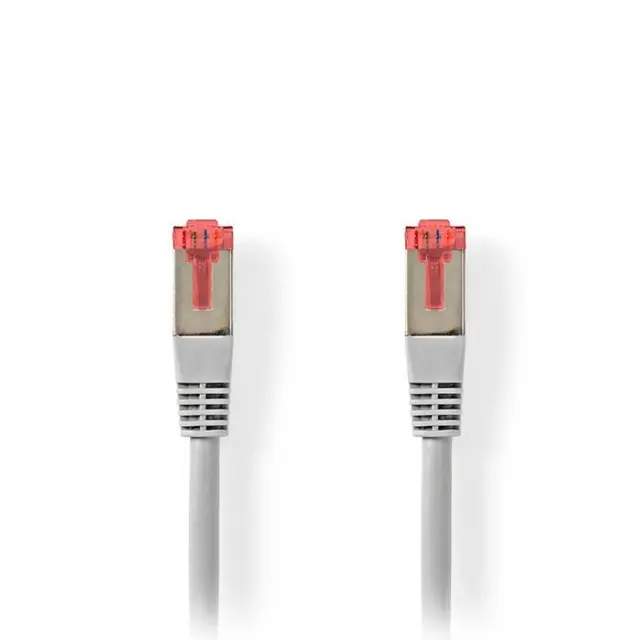 NEDIS CCGL85220GY10 ΚΑΛΩΔΙΟ ΔΙΚΤΥΟΥ ΜΗΚΟΥΣ CAT 6 S/FTP 1m ΓΚΡΙ 2