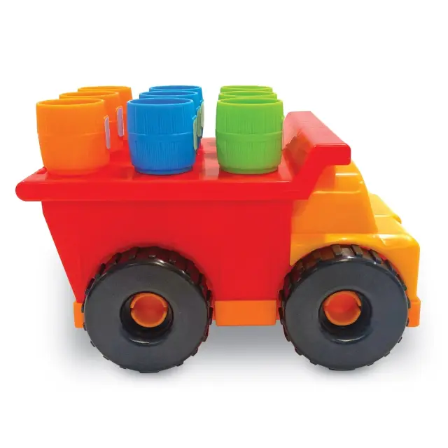 Learning Resources Εκπαιδευτικό Παιχνίδι Tony The Peg Stacker Dump Truck για 1,5+ ετών LER 9133 3