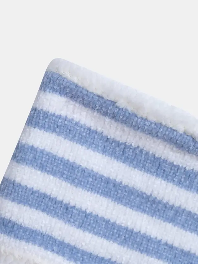 Βρεφικός Λαιμός για Αγόρια Soft Stripes ΛΕΥΚΟ - One Size 2