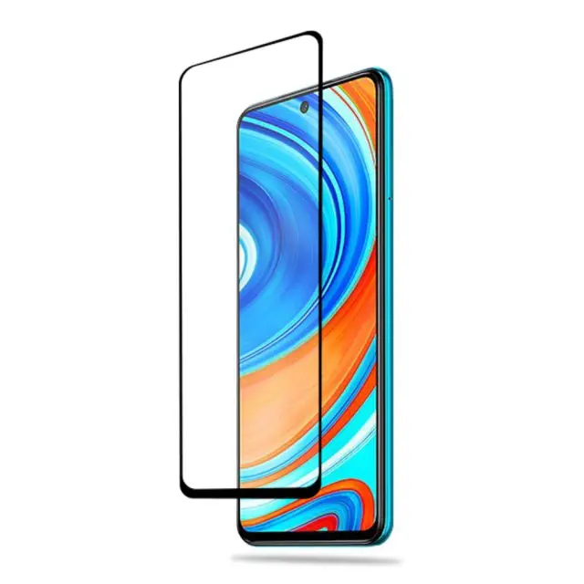 Full Cover Tempered Glass Για Xiaomi Redmi Note 9 Pro/9s/9 Pro Max/Poco X3- Black OEM 2