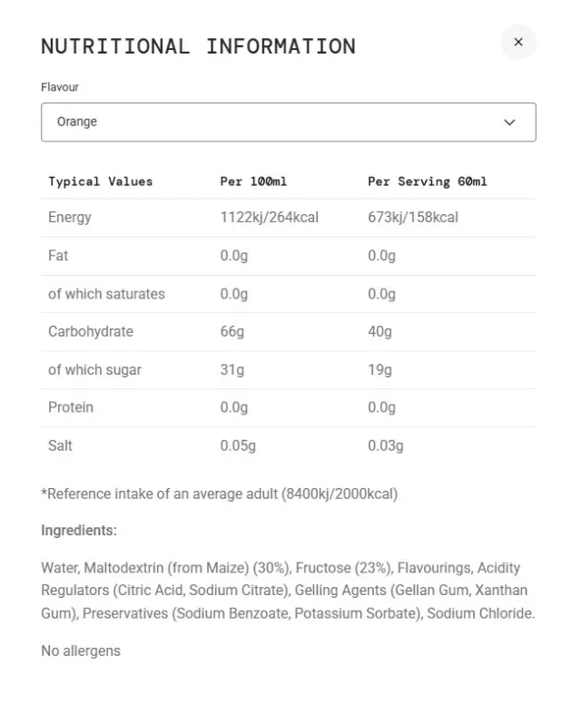 Science in Sport Beta Fuel Gel + Nootropics Orange, 60 ml 2