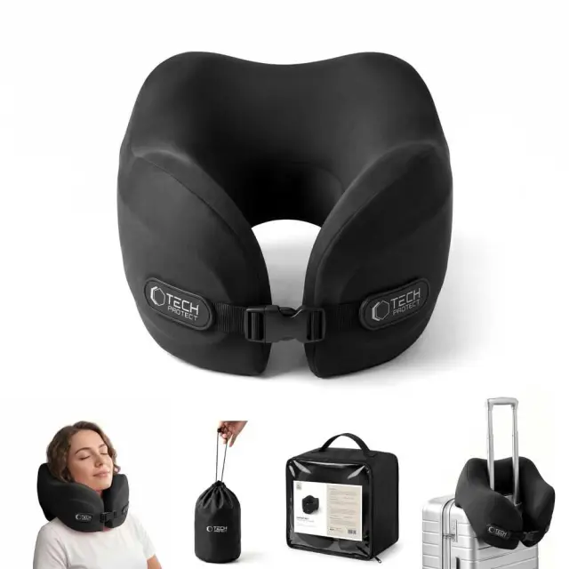 Tech-protect Comfortrest Travel Neck Pillow Black 2