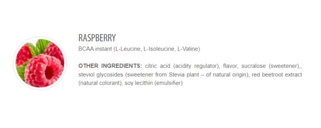 Extrifit BCAA Instant raspberry, 300-g 3