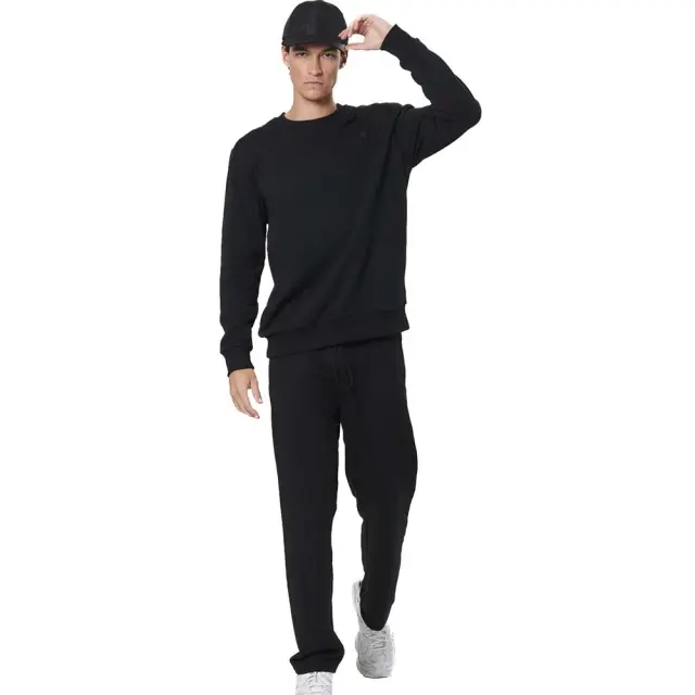 Body Action Men's Classic Sweatpants Μαύρο 023529-01 (Body Action)