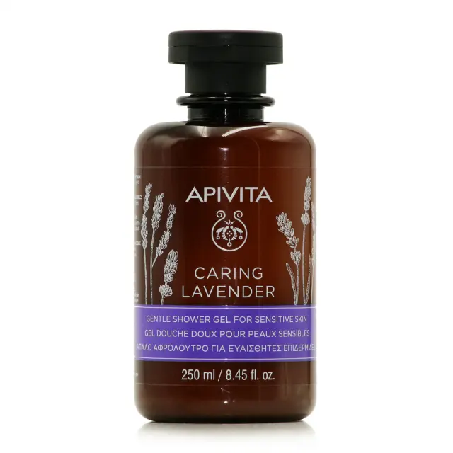 Apivita Caring Lavender Αφρόλουτρο σε Gel Λεβάντα 250ml