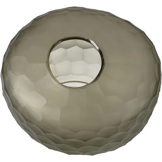 Βάζο Καφέ Γυαλί 20x17x16cm 3