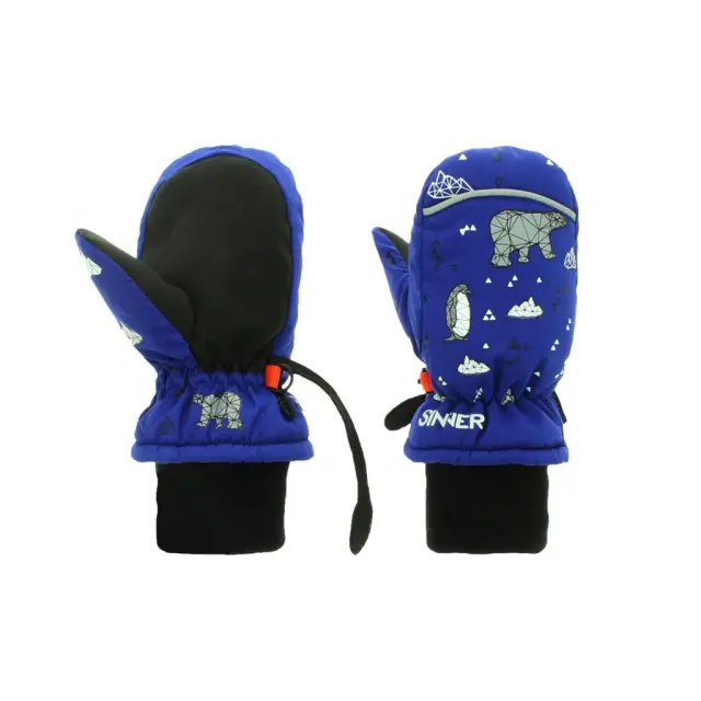 Sinner Tim Mitten Kids Dark Blue SIGL-185-50 - 0-1