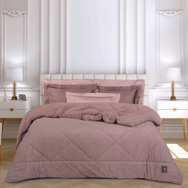 Κουβερτοπάπλωμα 240x250 King Size 700gsm Essential Greenwich Polo Club 4436 Nude 100% Πολυέστερ