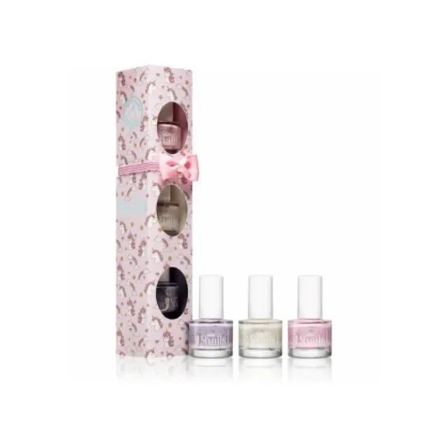 Snails Mini 3 Pack Nail Polish Unicorn Πακέτο με Παιδικά Βερνίκια Νυχιών, 3x7ml