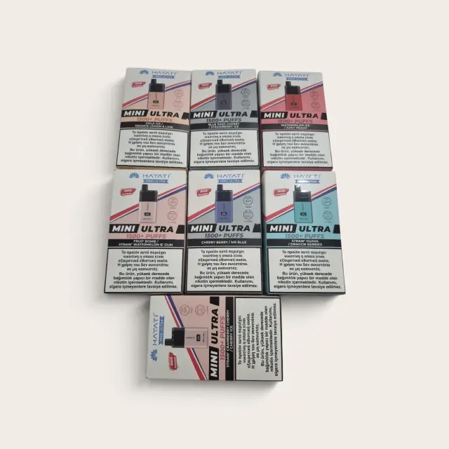 Hayati Mini Ultra 1500+Puffs Duo Prefilled Pod Kit-Ηλεκτρονικο Τσιγάρο Διπλής Γεύσης. Cola Ice/Blueberry Raspberry 2