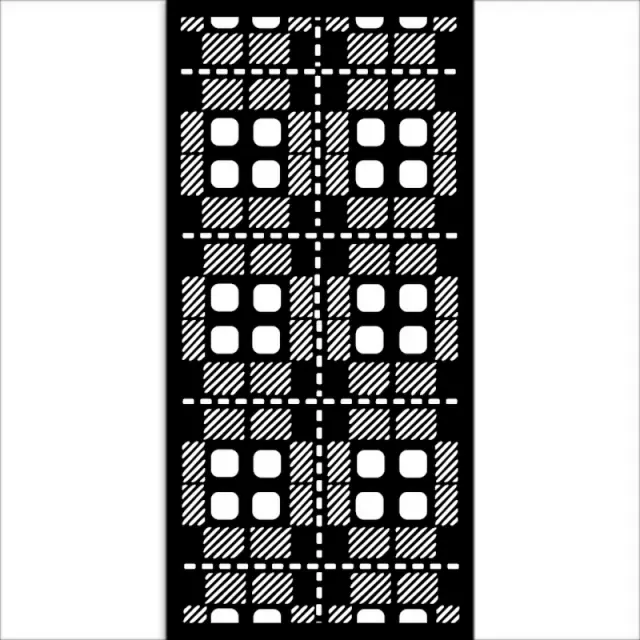 Thick Stencil 12x25cm, Stamperia, Gear up for Christmas, Cloth background