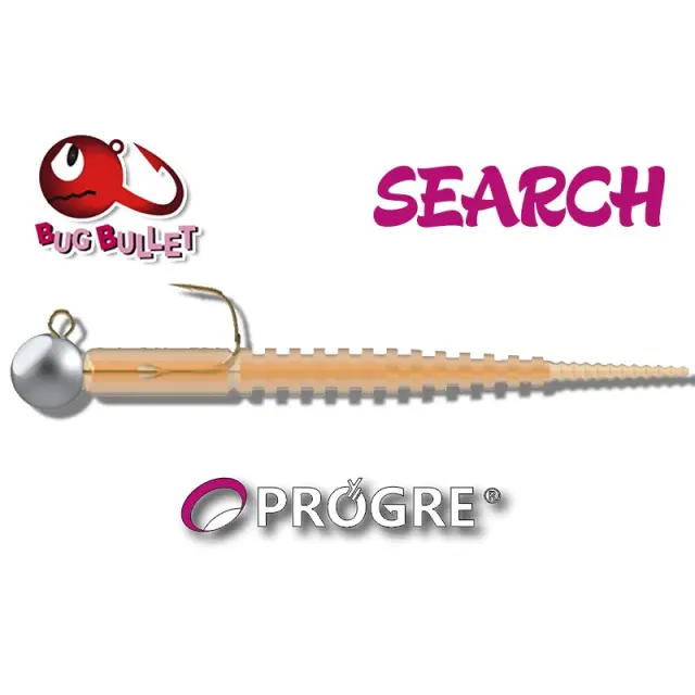 Μολυβοκεφαλή Progre Bug Bullet Search Jighead 0.6gr 3