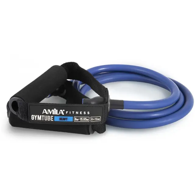 Amila Adult Hand Rubber Set 8-15.65kg Heavy Resistance Tube Μπλε 48128 (Amila) - One Size