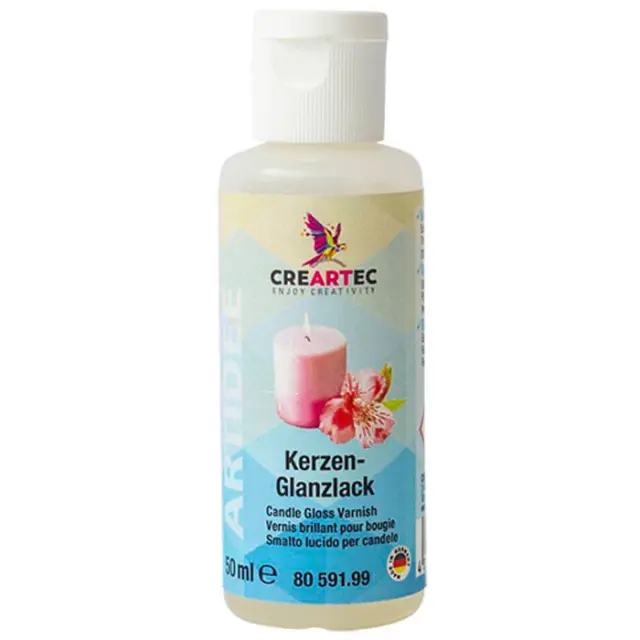 Creartec Βερνίκι Νερού για Κεριά - Γυαλιστερό - 50ml