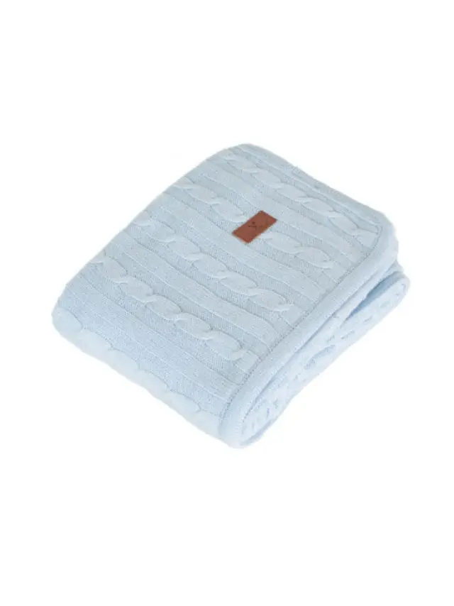 Cangaroo Κουβέρτα Αγκαλιάς & Λίκνου 75*100cm Sherpy Blue 3800146271565 2