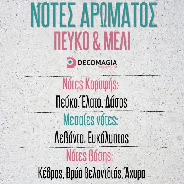Άρωμα για κερί και σαπούνι 50ml, Πεύκο και μέλι 2