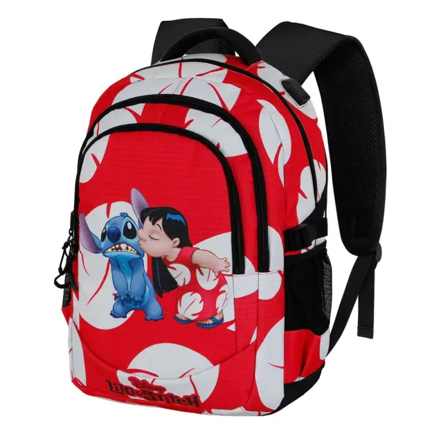 Τσάντα πλάτης Disney Lilo and Stitch Kiss Red PLUS Running Backpack 46εκ 06575