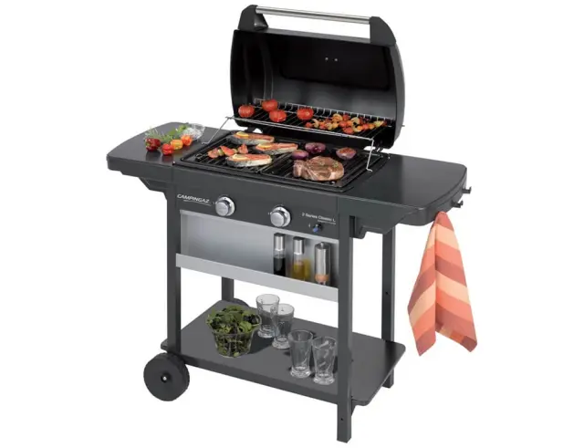 Ψησταριά BBQ Υγραερίου Campingaz 2 Series Classic L (10-01935) με μαντεμένια σχάρα, ισχύ 3.75kW και διαστάσεις 65x52x36cm 10-01935 3