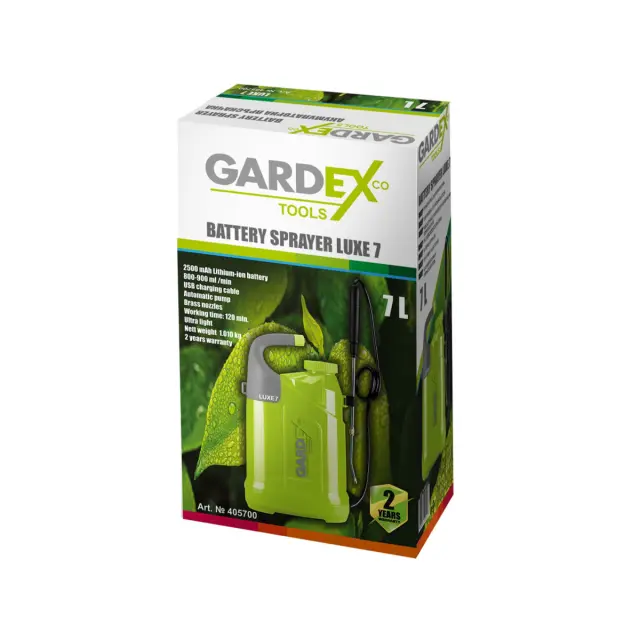 GARDEX Ψεκαστήρας μπαταρίας lithium 7L 2
