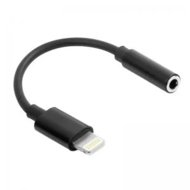 Αντάπτορας Maxlife MXJL-02 3.5mm Θηλυκό σε Lightning Αρσενικό Μαύρο N70651 3