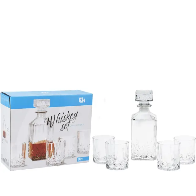 Σετ για Σερβίρισμα Ποτών Excellent Houseware Μπουκάλι + 4 ΠοτήριαYE7300760