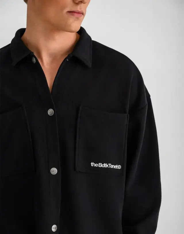 Body Talk Tenet Button Jacket Black 1262-954727 - XL 2