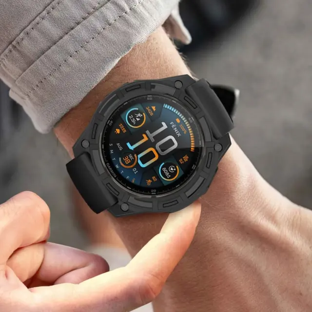 Tech-Protect® Defense Πλαστική Θήκη για Garmin Fenix 8 (51mm)-Black 2