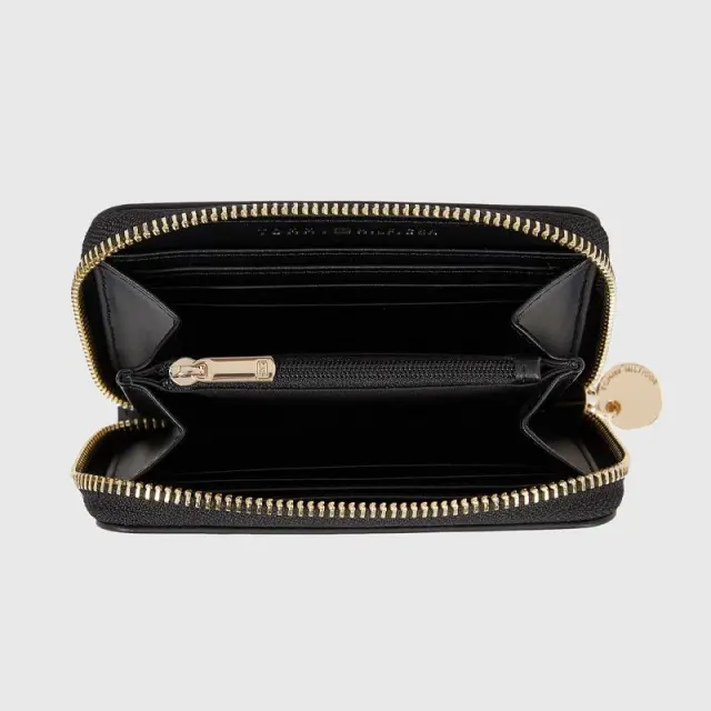 Tommy Hilfiger - Γυναικείο Μικρό Πορτοφόλι Th Chic Med Za AW0AW14636-BDS Μαύρο 3