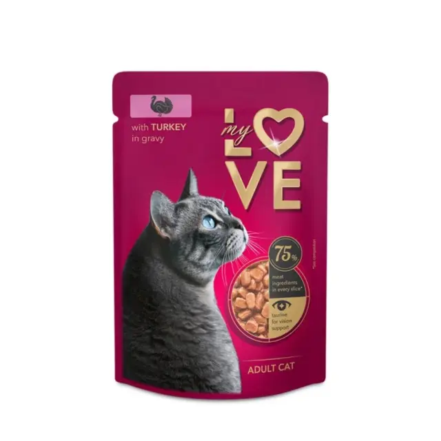 My Love Adult Σε Σάλτσα 85gr Γαλοπούλα