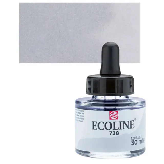 Μελάνι Talens Ecoline - 738 Cold Grey Light - 30ml