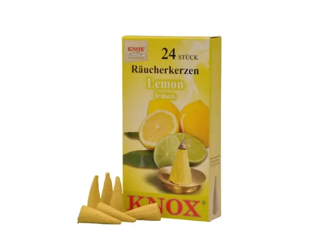 Αρωματικοί Κώνοι Knox με άρωμα Lemon - 24 τεμάχια 10023134 2