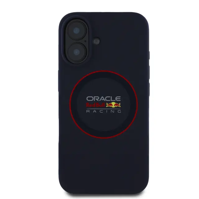 Red Bull Silicone Red Ring MagSafe Case for iPhone 16 Plus Navy 3