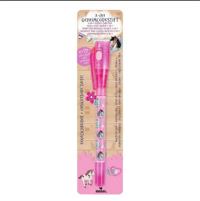 Moses Horse 2 in 1 Secret Code Pen / M38244 (Moses)