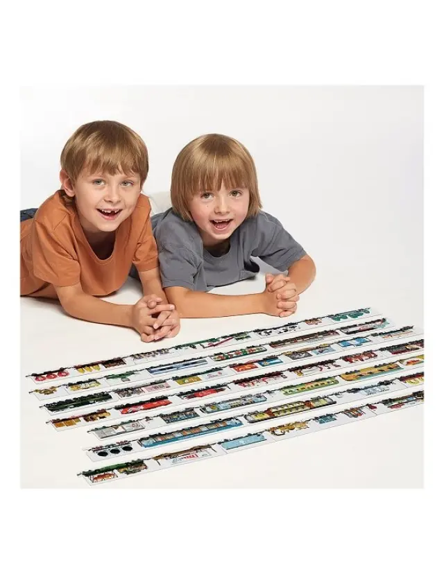 Παιδικό Παζλ Banana Panda Mix and Match Trains 5+ ΠΟΛΥΧΡΩΜΟ - One Size 2