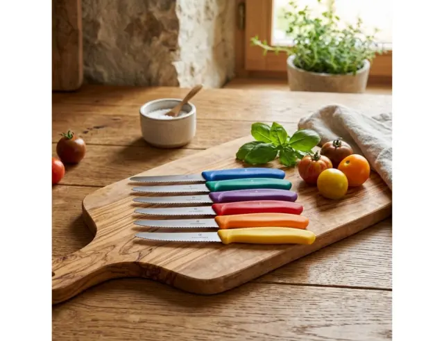 Σετ Μαχαίρια Γενικής Χρήσης Victorinox Swiss Classic με μήκος λεπίδας 11cm - Multicolour - 6 τεμάχια6.7836.6C1