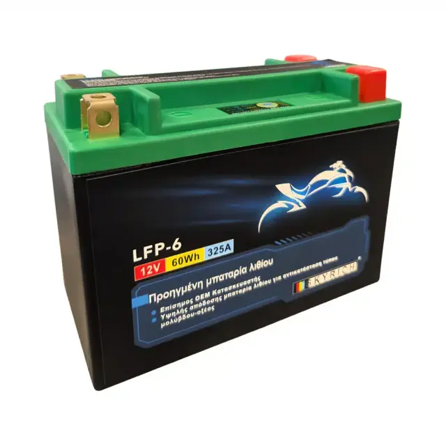 Μπαταρία Εκκίνησης Λιθίου 12V 5Ah 325A LFP-06 Skyrich