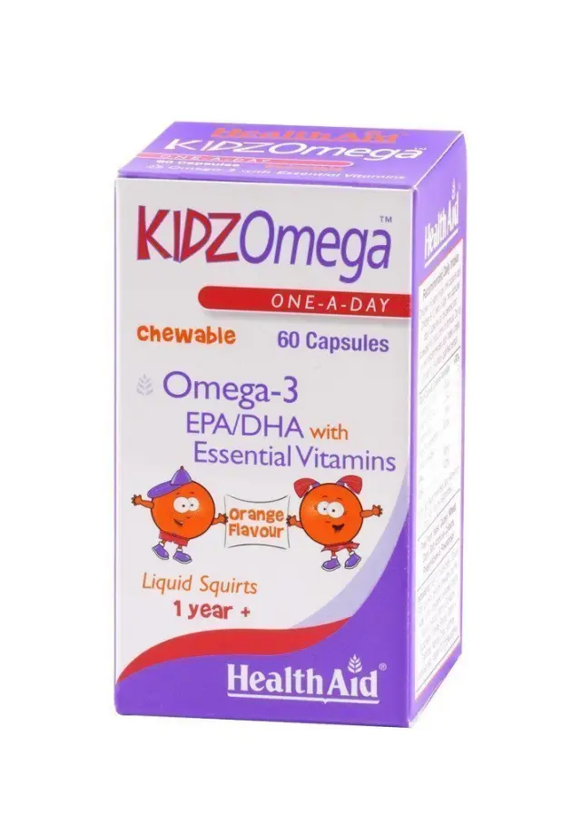 HEALTH AID Kidz Omega Μασώμενο (EPA/DHA) 60caps